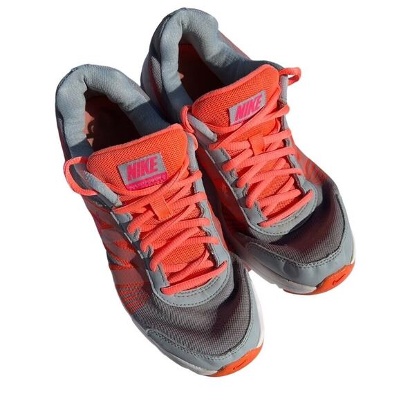 Nike Air Futurun2 Womens Sneaker Tennis Shoe Athletic Running Orange Gray Size 8 - Picture 7 of 13